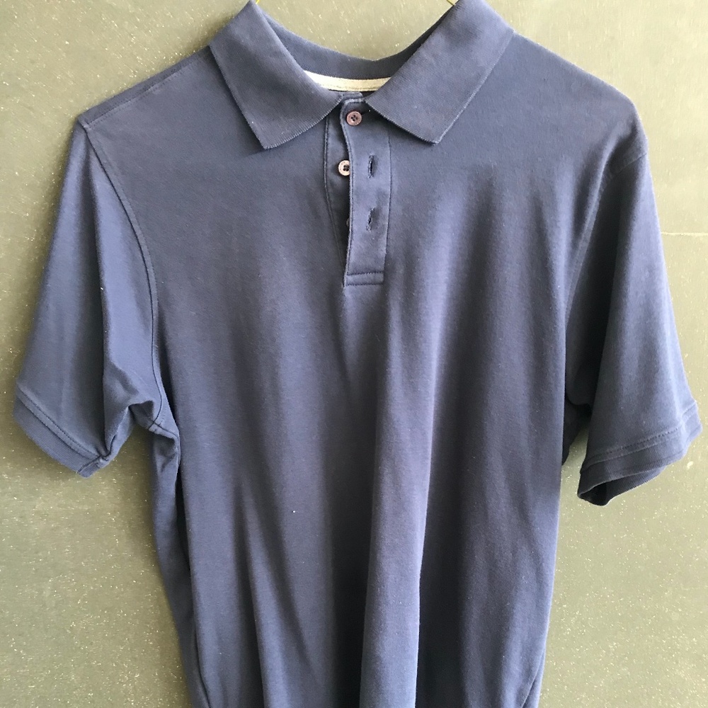 Blue Cotton Polo